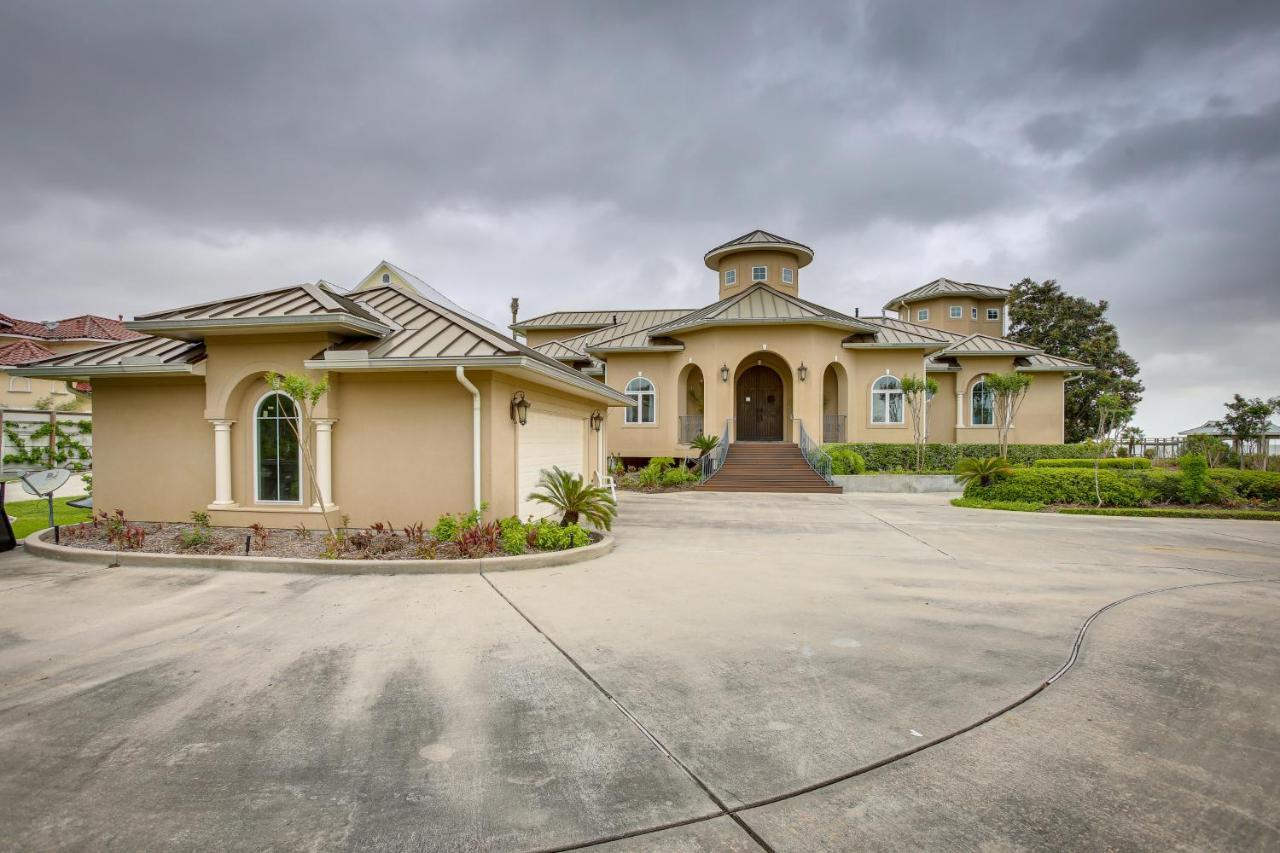 Stunning Galveston Bay Villa Infinity Pool And Dock San Leon Exteriör bild